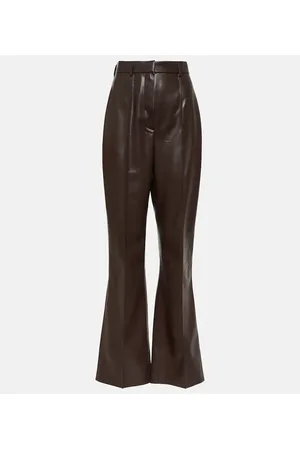 Nanushka Leena faux leather flared pants