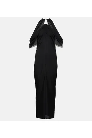 J.W.Anderson Off-shoulder draped midi dress
