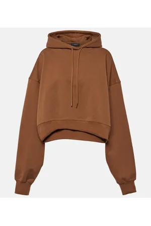 WARDROBE.NYC Oversized cotton jersey hoodie