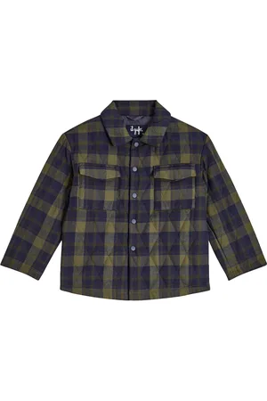 Il gufo Quilted checked puffer jacket