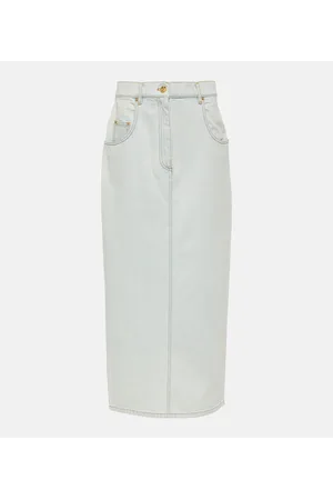 Nina Ricci Denim maxi skirt