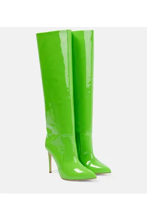PARIS TEXAS Patent leather knee-high boots