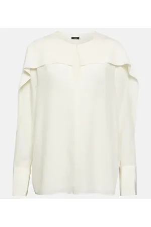 Joseph Balard silk crÃªpe de chine blouse