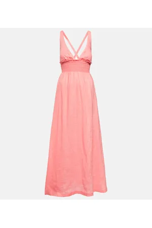 Heidi Klein Rosa Polyantha linen maxi dress