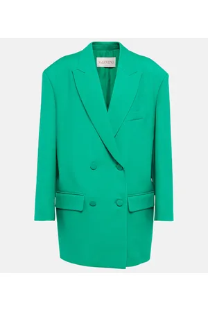 VALENTINO CrÃªpe Couture double-breasted blazer