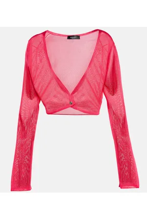 VERSACE Medusa crop cardigan