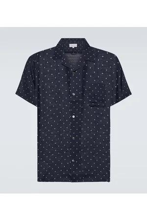 DEREK ROSE Milan 22 linen shirt
