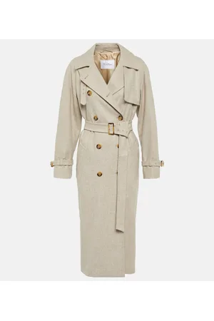 Max Mara Murena alpaca, cashmere, and camel trench coat