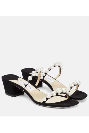 Jimmy Choo Amara 45 embellished suede sandals
