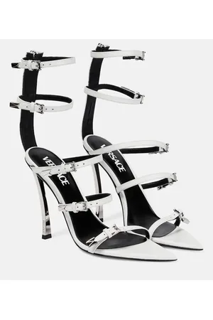 VERSACE Pin-Point leather sandals