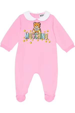 Moschino Baby printed cotton jersey onesie