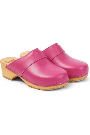 Il gufo Leather clogs