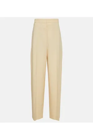 The Row Gordon high-rise virgin wool pants