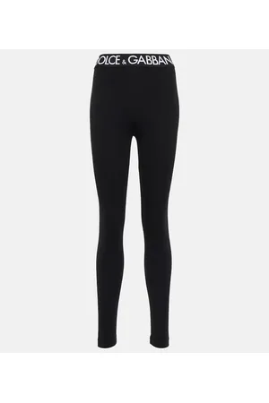Dolce & Gabbana Logo cotton-blend leggings