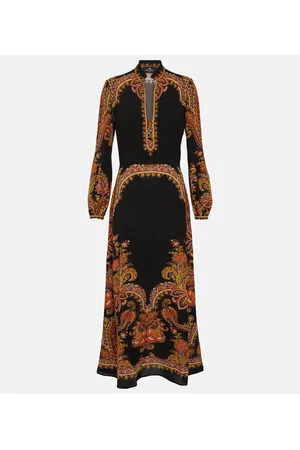 Etro Paisley midi dress