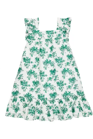 Tartine Et Chocolat Printed ruffle-trimmed cotton dress