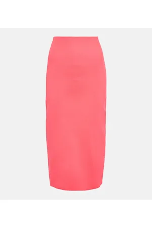 Victoria Beckham VB Body high-rise knit midi skirt