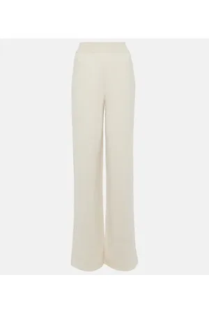 Loro Piana Napier high-rise cashmere wide-leg pants