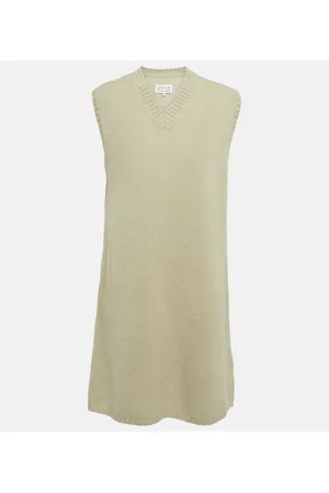 Maison Margiela Virgin wool sleeveless minidress