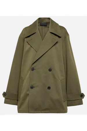 NILI LOTAN Cade cotton twill trench coat