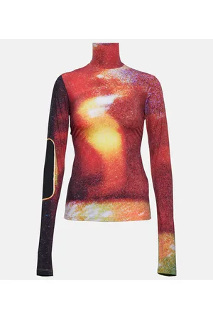 Maison Margiela Printed turtleneck top