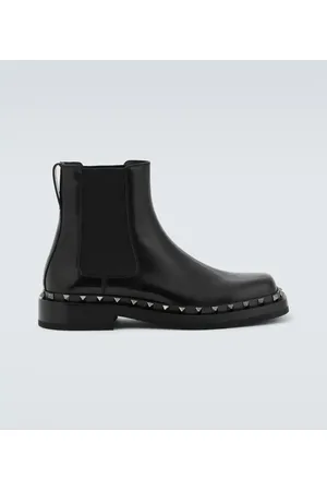 VALENTINO GARAVANI M-Way Rockstud leather Chelsea boots