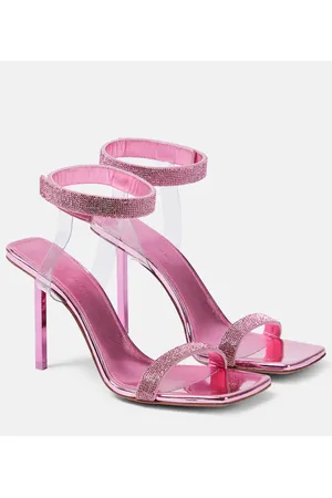 Amina Muaddi Rih crystal-embellished sandals