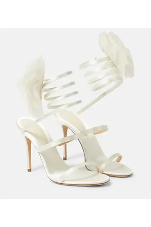 MAGDA BUTRYM Floral-appliquÃ© sandals