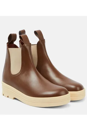 Loro Piana Lakeside leather Chelsea boots