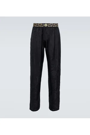VERSACE Barocco silk twill pajama bottoms