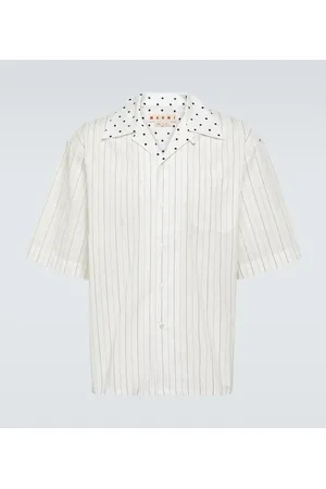 Marni Striped cotton poplin shirt