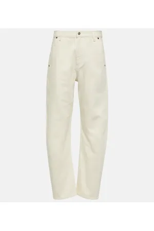 Victoria Beckham Logo barrel-leg jeans