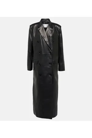 MAGDA BUTRYM Double-breasted leather coat