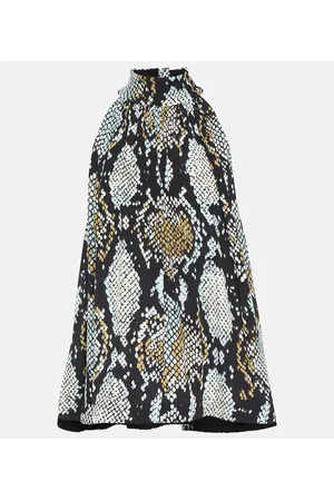 Proenza Schouler Printed high-neck top