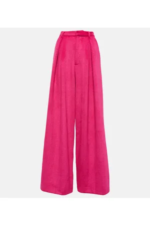 GIUSEPPE DI MORABITO High-rise wide-leg crÃªpe pants