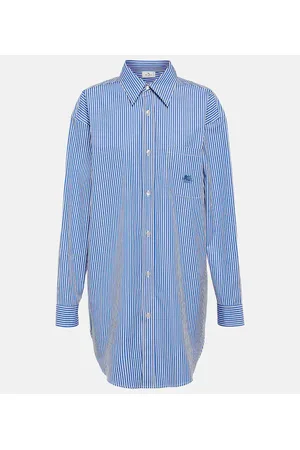 Etro Pegaso pinstriped cotton shirt