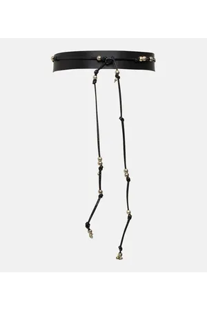 Altuzarra Embellished tie leather belt
