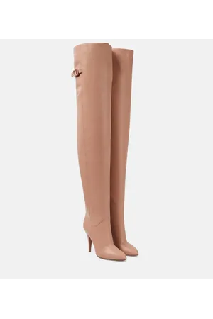 VALENTINO GARAVANI VLogo Signature 105 leather over-the-knee boots