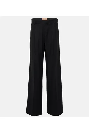 AYA MUSE Conso low-rise wide-leg wool pants