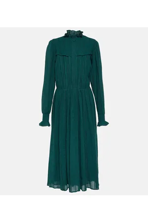 Marant Etoile Imany cotton-blend midi dress