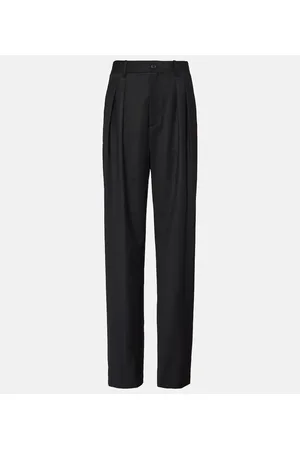 NILI LOTAN Etienne pleated virgin wool pants