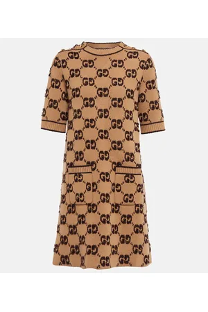 Gucci Maxi GG wool minidress