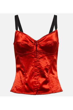 Dolce & Gabbana Satin corset top