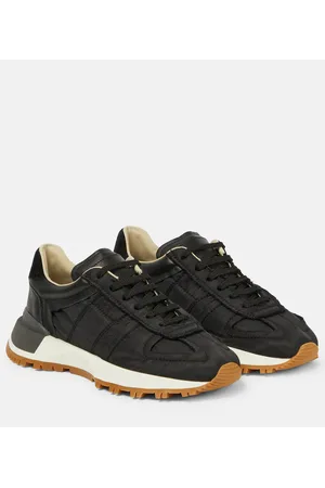 Maison Margiela Nylon and suede sneakers