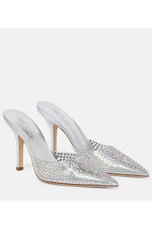 PARIS TEXAS Hollywood embellished PVC mules