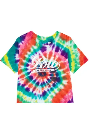 Ralph Lauren Logo tie-dye cotton jersey T-shirt