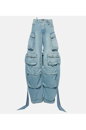 The Attico Cutout cargo jeans