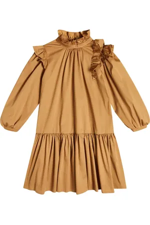 PAADE Ruffled cotton-blend dress