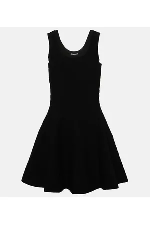 Alaïa AlaÃ¯a Croc-effect minidress