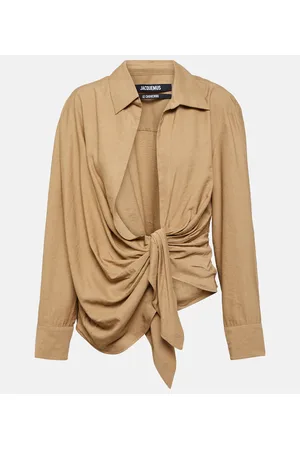 Jacquemus La Chemise Bahia tie-detail shirt